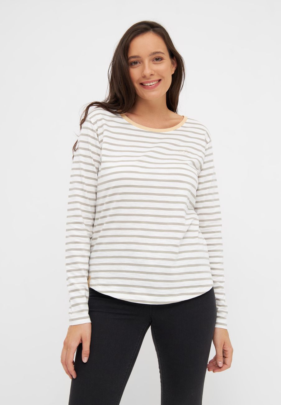 DERBE HAMBURG W-03-LSFL-ROBBENSCHNUTE Damen Langarmshirt